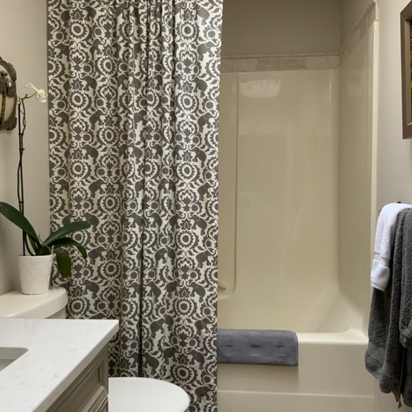 Elephant Folk Art Upholstery/Curtain Fabric.  SOLD - Picture 4 of 6